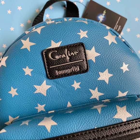 loungefly coraline stars mini backpack